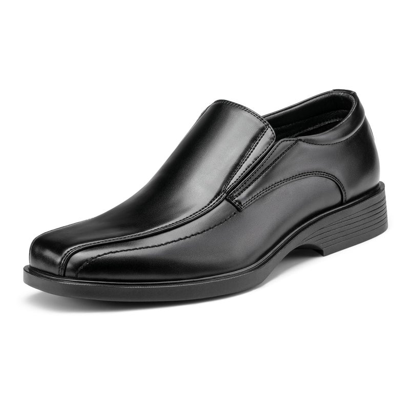 Bruno Marc Men's Square Toe Dress Loafers Shoes,Size 8,5-Black,CAMBRIDGE-05 - Image 1